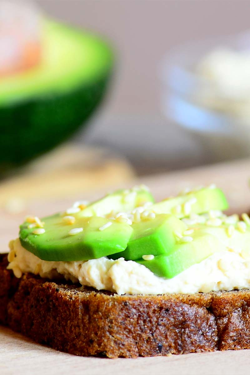 Avocado Toast with Hummus