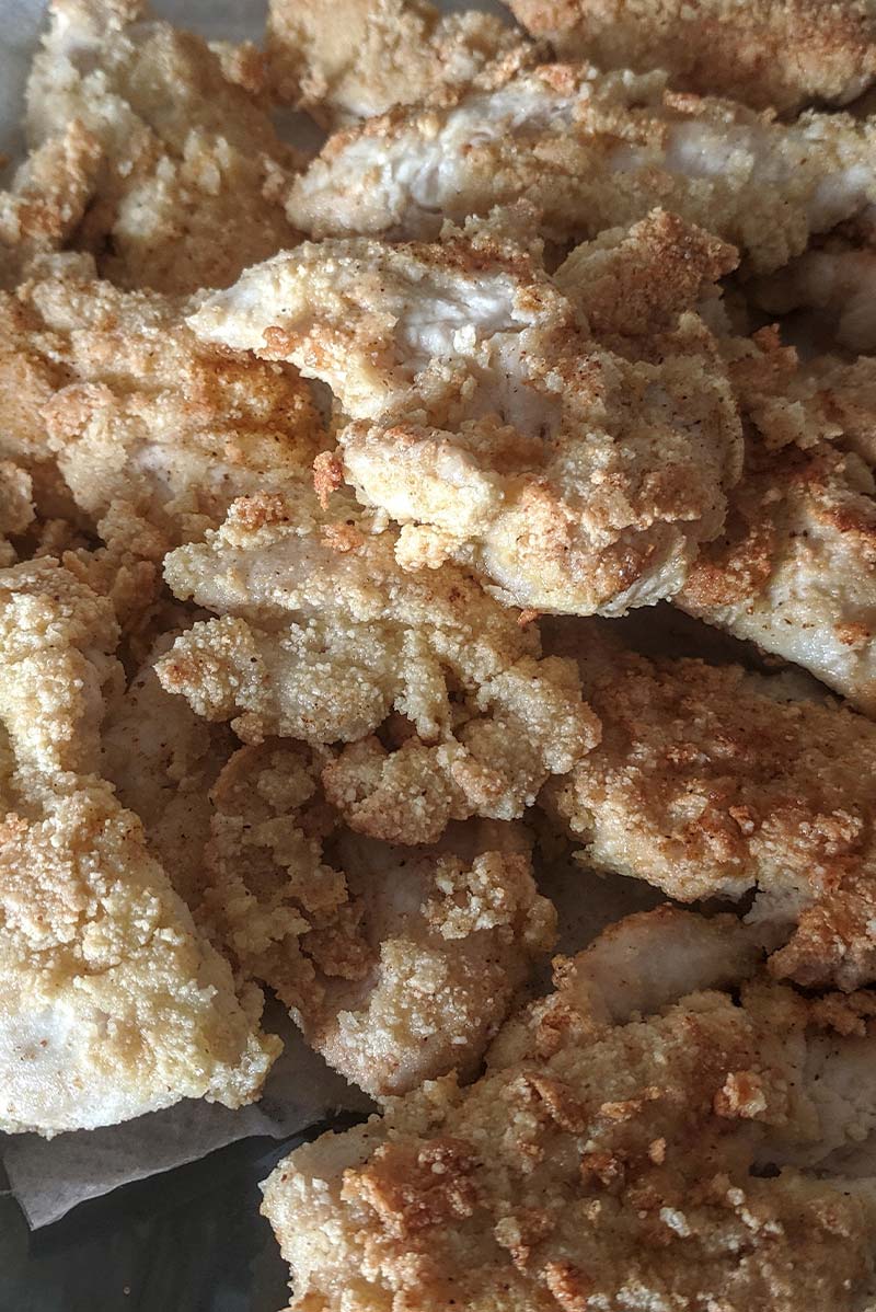 Baked Almond Chicken Strips